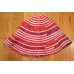 Red Ribbon stitched Sun Hat Bucket Beach 3" brim packable colorful washable  eb-52906859